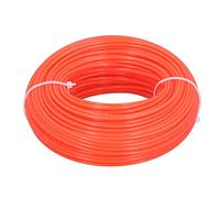 Ligne de -Bordure Cordon en Nylon 50 m 2,4 mm Cordon de -Herbe Rond de Remplacement pour -Herbe à Essence et Tondeuse à Gazon Orange Durable résistant à l'usure