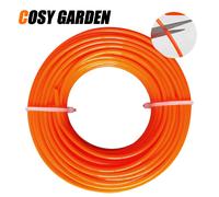 Ligne de coupe ronde en Nylon, brosse de coupe d'herbe, corde de mauvaises herbes, accessoires d'outils, fil de tondeuse à gazon, 1.6mm ~ 3mm x 15M 3.0mmx15m