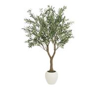 Olivier artificiel pot blanc 180cm
