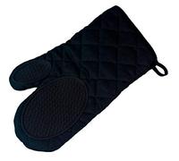 Ligne Decor 1790157 Cuistot Gant Polycoton/Silicone Coton Noir 30 x 18 cm