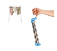 Ligtchser Portant à vêtements de voyage portable pliable pour danse, voyage, camping, séchage, camping-car, intérieur et extérieur. Mini porte-vêtements pliable + 6 sacs de rangement.