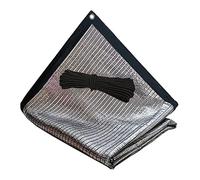 LIGUOYI Feuille D'aluminium Voile D'ombrage Toile Ombrage Taud Soleil Protection Réfléchissant 75% Antis UV Terrasse Balcon Voiture Mobilier De Jardin, Matière Traspirante Voile Dombrage