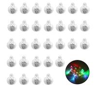 LIHAO Boule Lumineuse LED,30pcs Decoration pour Jours Festifs-Multicolore | MIni Led Decoratif Pour Lantern Lampion Papier Ballon Anniversaire Fête Mariage