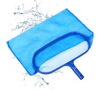LIHAO Épuisette Surface pour Piscine Bassins Fontaines, Épuisette de Fond pour Ramassage des Feuilles, Filet à Mailles avec Grand Capacité