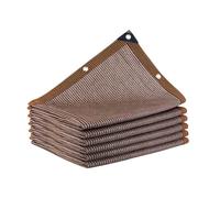 LIHDNGXM Toile d’ombrage café 80%, bâche en Maille Robuste résistante aux UV avec œillets, Filet d’ombrage agricole pour terrasse et poulailler extérieur(6x12ft)