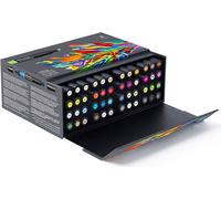 Lihové fixy WINSOR & NEWTON Promarker Fine & Chisel, 48ks ESSENTIAL COLLECTION SET