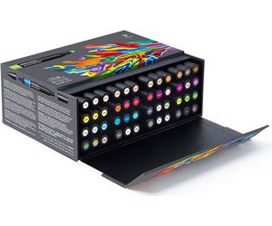 Lihové fixy WINSOR & NEWTON Promarker Fine & Chisel, 48ks ESSENTIAL COLLECTION SET
