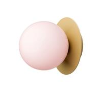Liila 1 Applique/Lampe Plafonnier Moyen Or Nordique/Rose IP44