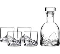 Liiton Set de verre et carafe à whisky EVEREST, 5 pièces, Litton