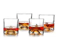 LIITON The Peaks Verres à Whisky Cristal, Lot de 4, congelable, 10 oz