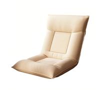 Lijiaxiuyc-101 Fauteuil Poire Canapé Paresseux, Chaise Longue inclinable et Coussin de Dossier Pliant for Balcon Siège modulable(Blanc)