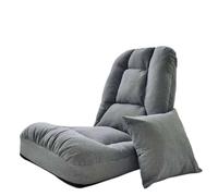 Lijiaxiuyc-101 Fauteuil Poire Canapé Paresseux Pliant, lit Tatami, siège de Dossier for dortoir, Chaise Longue inclinable Siège modulable(Grigio)