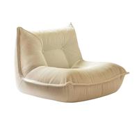 Lijiaxiuyc-101 Fauteuil Poire Canapé Paresseux Simple, Petit canapé for Petits Appartements, Chaise Longue décontractée for Chambre à Coucher Siège modulable(Blanc)