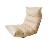 Lijiaxiuyc-101 Fauteuil Poire Fauteuil inclinable Tatami Pliable for Petit Appartement, dortoir, Chambre à Coucher, Balcon, Sieste Siège modulable(Beige)