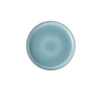 like. by Villeroy & Boch - Perlemor Aqua assiette, dimensions : env. 24 נ24 נ3 cm, bleu, lave-vaisselle et four à micro-ondes, émail à effet au look poterie, assiette en porcelaine Premium