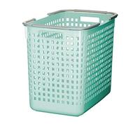Like-it Panier à linge 58 l, bleu menthe, durable, panier de rangement pour salle de bain, SCB-5, fabriqué au Japon