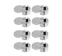 LIKERAINY 90 Degré Charnière de Rabat 30mm pour Couvercle Charnières de Meubles Ferrure Pliable de Porte Pliante Charnière à Onglet pour Portes de Placard Cuisine Invisible Lot de 8