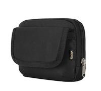 Likesing Ceinture Porte Outil Petite Porte Outils Ceinture Tissu Oxford 600D Sacoche Plaquiste avec Fermeture Eclair Pochette EDC Multifonction pour Électriciens Charpentier Bricolage Chantier