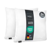 LILENO HOME Coussin en microfibre 40 x 40 cm, lavable jusqu'à 95 degrés, fermeture éclair, coussin de 40 x 40 cm, coussin de lit ou coussin décoratif, coussin de canapé