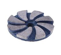 Lilihuimaoyi Meule Diamantée Inclinée pour Meuleuse électrique, Accessoire de Coupe avec Support Métallique, Adaptée Au Marbre, 60mm