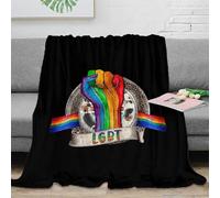 LILIlaobiao Come on LGBT Heros Couverture Polaire Flanelle 60x80inch(150x200cm), Plaid Doux Et Confortable pour Canapé, Pride Month Couverture Chaude Et Moelleuse, Idéale pour Canapé, Lit Et Salon