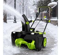 lilishangmao Fraise À Neige sans Fil 50 cm avec Poignée Pliable 4Batteries