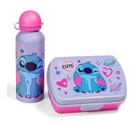 Disney by Euroswan – Boîte à goûter enfant Lilo & Stitch + gourde 500 ml