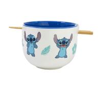 Lilo & Stitch Bol à ramen avec point de baguettes, bleu
