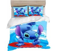 Lilo & Stitch Parure De Lit Pour Adolescents Stitch Bedding D Anime Cartoon Ensemble De Literie Pour Enfants (, X Cm)
