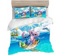Lilo & Stitch Parure De Lit Pour Adolescents Stitch Bedding D Anime Cartoon Ensemble De Literie Pour Enfants (, X Cm)