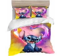 Lilo & Stitch Parure De Lit Pour Adolescents Stitch Bedding D Anime Cartoon Ensemble De Literie Pour Enfants (, X Cm)
