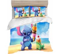 Lilo & Stitch Parure De Lit Pour Adolescents Stitch Bedding D Anime Cartoon Ensemble De Literie Pour Enfants (, X Cm)