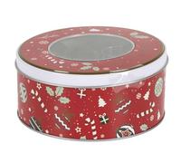 Lily cook Boîte Métal 10 Emporte-Pièces Assortis Festifs Rouge et Blanc