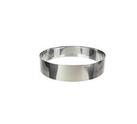 Lily cook - KP5350 Cadre Pâtissier Rond INOX - 3 Pièces - Conçu pour Gâteaux Maison - Ø 26 cm, 23 cm, 20,5 cm - Pratique et Facile d'Utilisation - Couleur Argent
