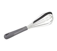 Lily cook Fouet 2 en 1 avec Spatule Intégrée Pâtisserie Gris | Acier, fouet 2 en 1 avec spatule intégrée, 30 cm, cuisine et pâtisserie, gain de place, gris