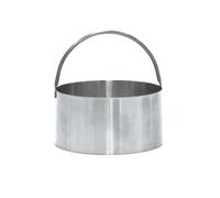 Lily cook Lot de 3 Emporte-Pièces Ronds en INOX avec Poignée Argent | Acier inoxydable, lot de 3 emporte-pièces ronds, 5,5 6,5 et 7,5 cm, avec poignée, pâtisserie, argent