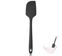 Lilybeam 315°C Résistante à la Chaleur Spatule Silicone 29cm, Noir | Grande Maryse de Patisserie Cuisine Professionnelle Cuillere Souple, Sans Bpa Haute Temperature Spatula Plate pour Cuisson