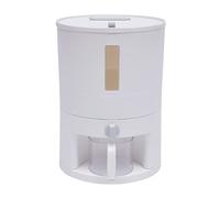 Lilyeriy Distributeur de riz 6/10 kg pour la cuisine, distributeur de céréales avec verre doseur, distributeur de nourriture pour céréales, riz, riz jaune, haricots rouges (6 kg) (12 litres)