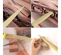 Lime à Bois Râpe Dorée, Outil de Sculpture Durable et Confortable pour les Projets de Menuiserie de Bricolage 6 Pouces 8 Pouces 10 (Lime dorée 10 + sac d'emballage)