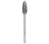 Lime à cutter rotatif avec manche de 6 mm, lime en acier au tungstène pour outils de quincaillerie industrielle, outil de rainurage et de biseautage de précision pour l’acier,