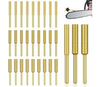 Lime à Pierre pour Scie à Chaîne Affûteur de Tronçonneuse Diamant 30 Piezas Affûtage Chaîne Tronçonneuse 4.0mm/4.8mm/5.5mm Lime pour Chaine de Tronconneuse pour Affûter et Poncer