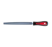 Lime demi-ronde à manche plastique - 250 mm, Mi-douce