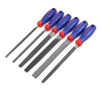 Lime Geneve et Rape 318mm WORKPRO 6 Pieces, Lime Plate/Ronde/Demi-ronde/Triangulaire pour Bois, Metal, Cuir, Plastique