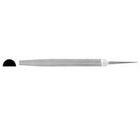 Lime mécanique demi-tige, acier résistant, poignée ergonomique, idéale pour ébaucher et façonner les métaux et les éléments mécaniques.