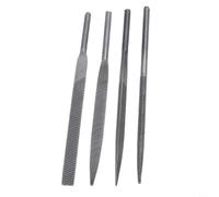 Lime Pneumatique 5x125mm Acier Pour AF-5 Débarbage | Lot de 4 , taille compacte, parfait bijoux pierre, usage pour professionnel hobby, gris