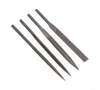 Lime Pneumatique 5x125mm Acier Pour AF-5 Débourrage | 4 incluses, pour idéal petits travaux, finition lisse, pour bijoux pierre pour bois, résistant usure