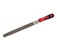 Lime pour métaux tendres demi-ronde mi-douce - manche bi-matière - longueur 320 mm SAM OUTILLAGE