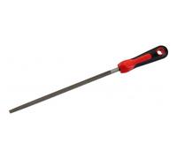 Lime pour métaux tendres ronde douce - manche bi-matière - LR-25-DE longueur 250 mm SAM OUTILLAGE