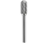 Lime rotative cylindrique HM a pointe spherique croisee 25x25 tige 6