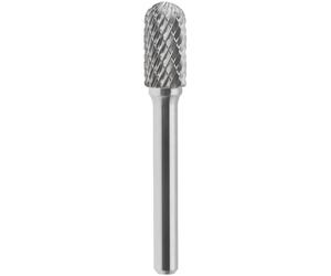 Lime rotative cylindrique HM pointe boule croisee 8x20mm tige 6
